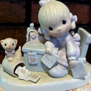 Precious Moments Praise The Lord Anyhow Figurine 1982 In Box with tags